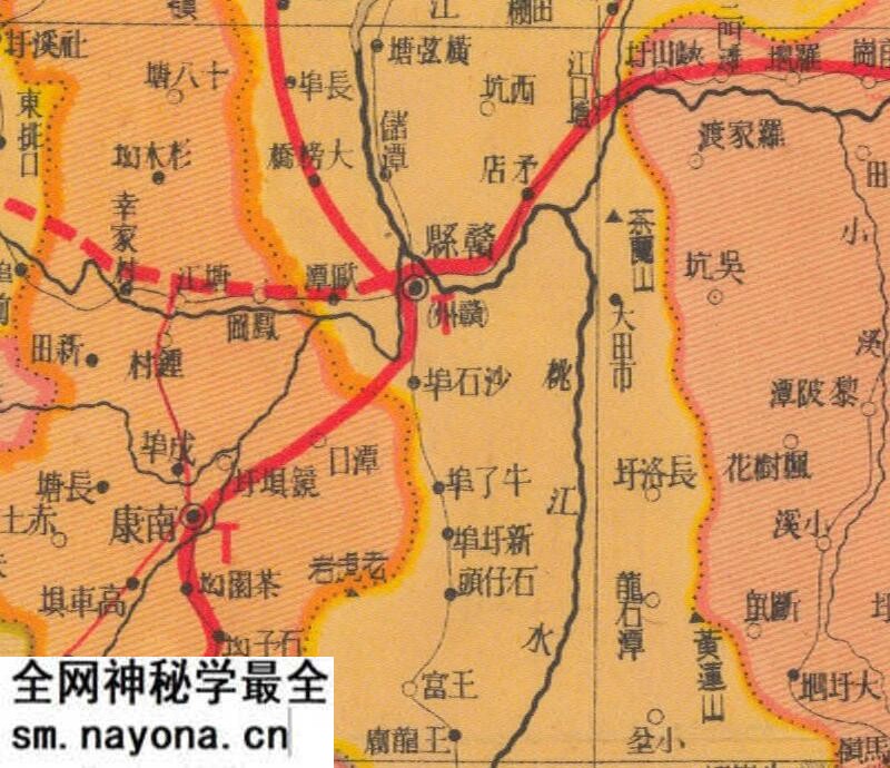 1938年《江西省明细地图》预览图3 1938年《江西省明细地图》预览图3