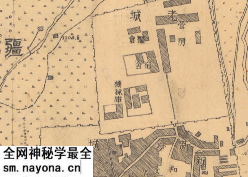 1947年新疆《焉耆县城厢图》预览图3 1947年新疆《焉耆县城厢图》预览图3