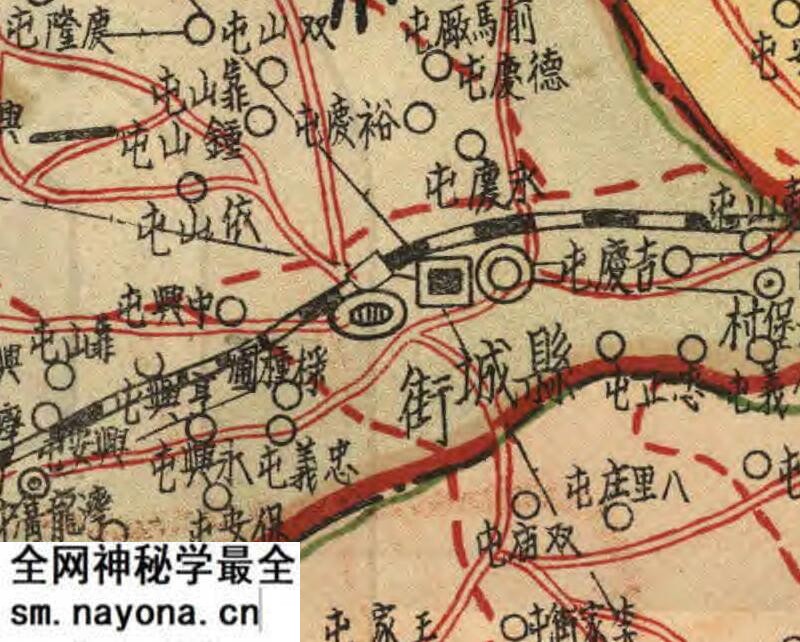 1937年辽宁《海龙县行政区划图》预览图1 1937年辽宁《海龙县行政区划图》预览图1