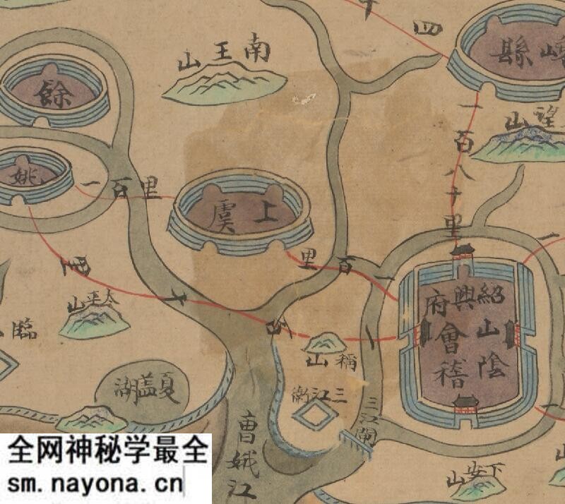 1773–1841年间《浙江全图》预览图2 1773–1841年间《浙江全图》预览图2