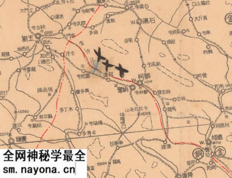 1943年《青康藏地图》预览图1 1943年《青康藏地图》预览图1