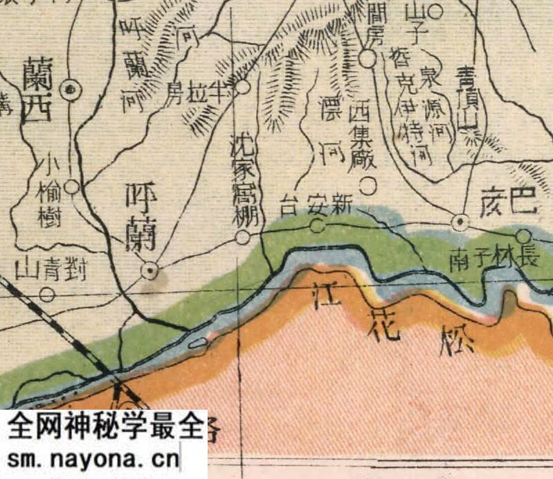 1917年《黑龙江省》地图预览图2 1917年《黑龙江省》地图预览图2