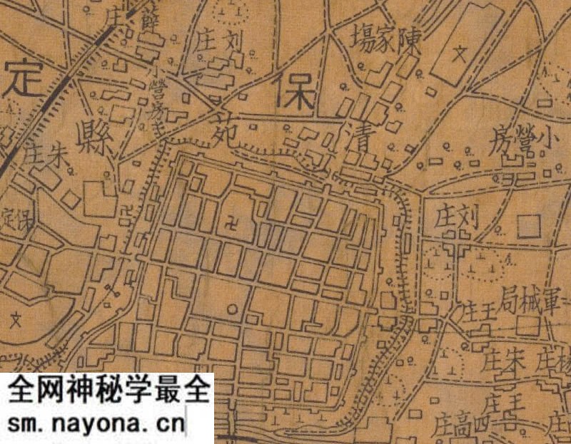 民国:《保定都市计画要图》预览图2 民国:《保定都市计画要图》预览图2