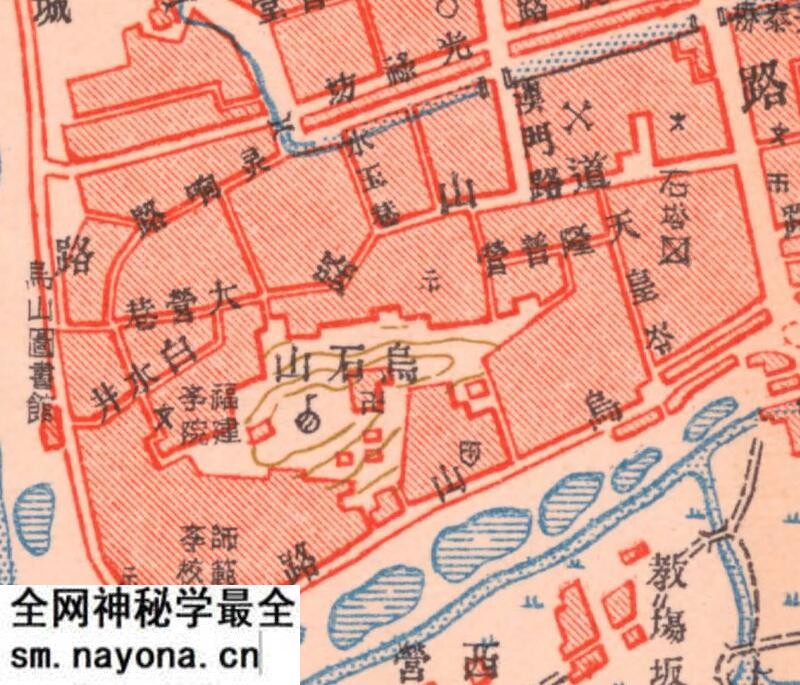 1937年《福建省会附近地形图》预览图2 1937年《福建省会附近地形图》预览图2