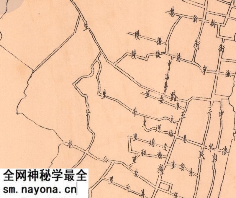 1936年安徽《大通街市图》预览图2 1936年安徽《大通街市图》预览图2