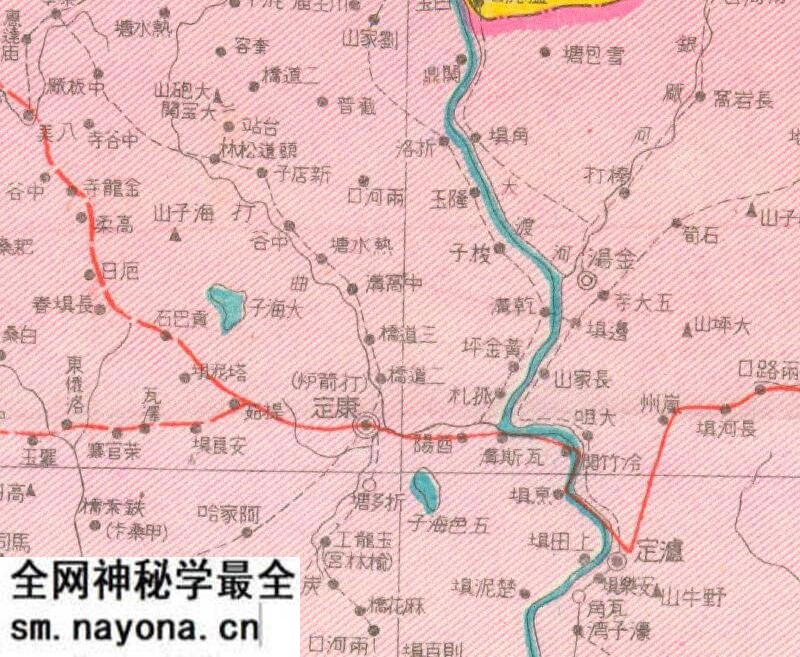1941年《四川明细地图》附西康东部预览图3 1941年《四川明细地图》附西康东部预览图3