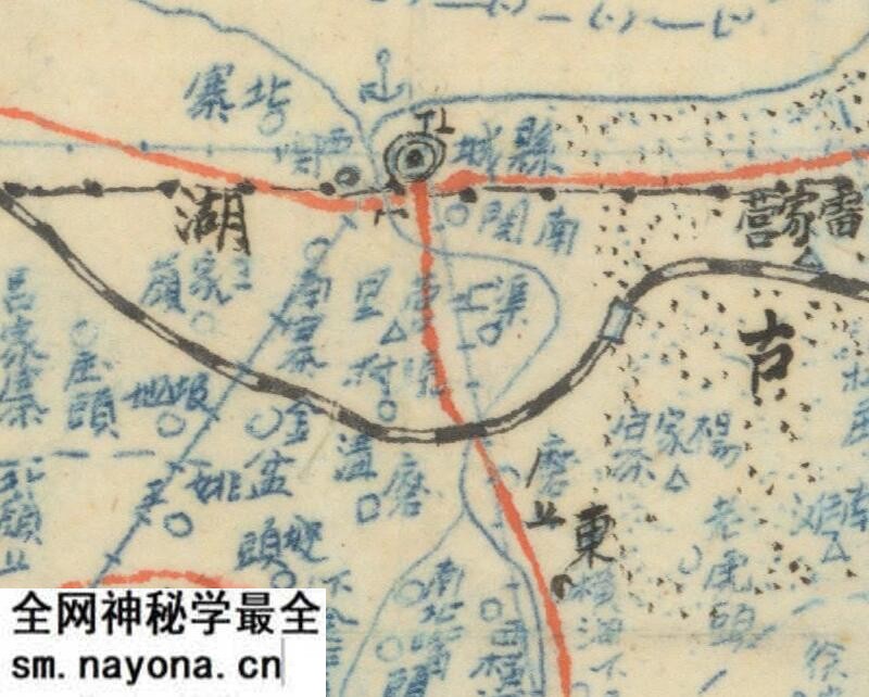 1944年《河南省阌乡县图》预览图1 1944年《河南省阌乡县图》预览图1