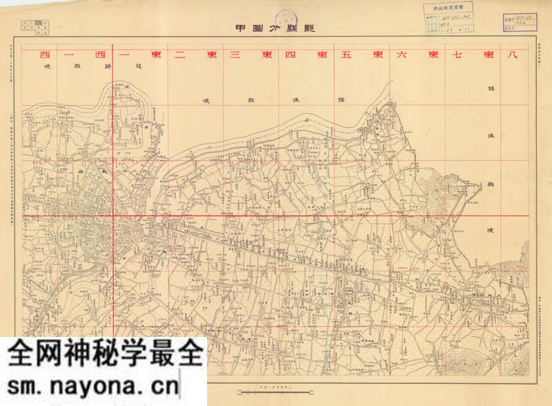 1935年《鄞县分图》25000分1预览图 1935年《鄞县分图》25000分1预览图