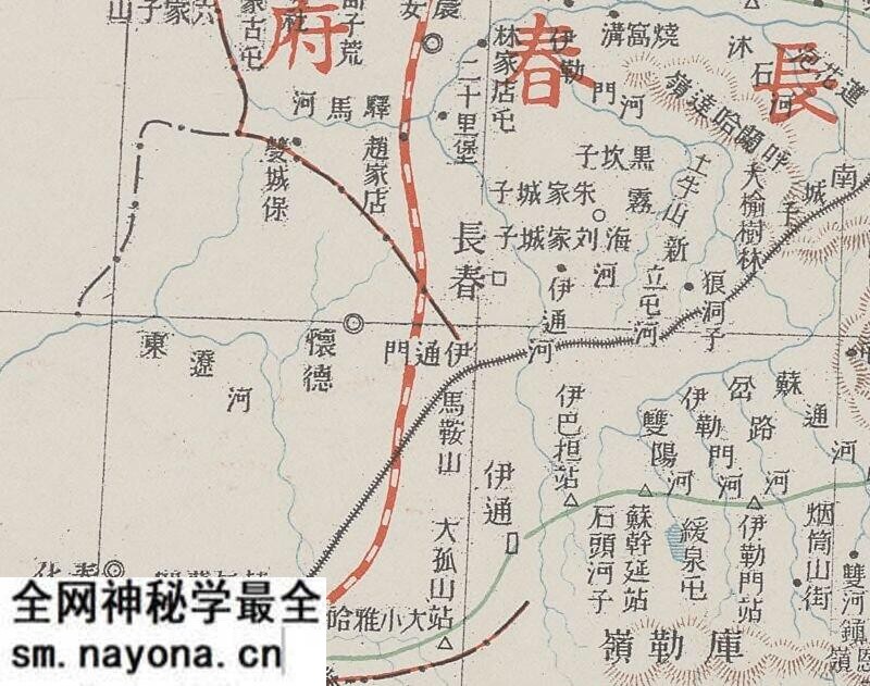 1905年《吉林省》地图预览图2 1905年《吉林省》地图预览图2