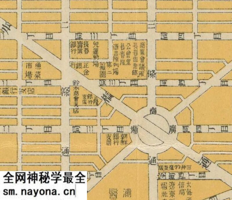 1922年《长春及附近现势图》预览图2 1922年《长春及附近现势图》预览图2