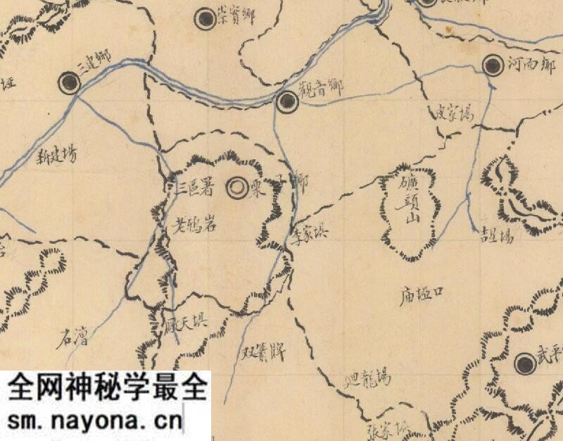 1942年《四川省酆都县图》预览图2 1942年《四川省酆都县图》预览图2