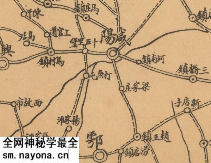 1929年《关中道地形要图》预览图1 1929年《关中道地形要图》预览图1