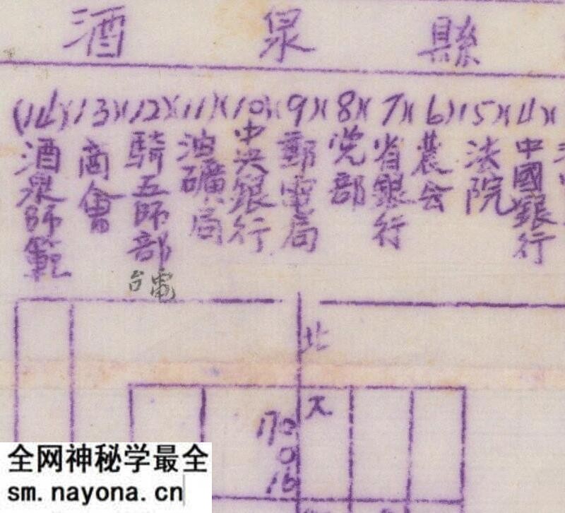 1942年《甘肃省酒泉县县图》预览图3 1942年《甘肃省酒泉县县图》预览图3