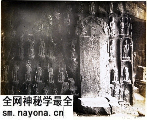 1914年四川广元 千年石窟千佛崖的昔日影像预览图4 1914年四川广元 千年石窟千佛崖的昔日影像预览图4