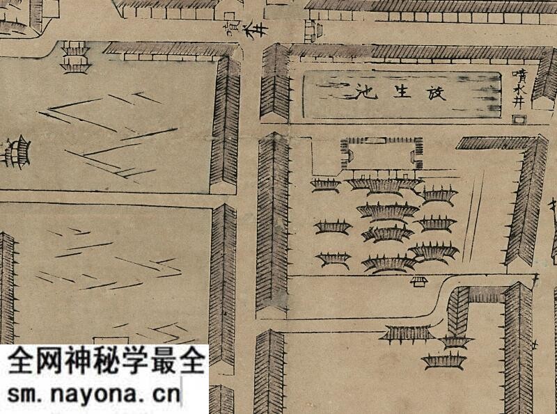 1895年《台湾台北城之图》预览图2 1895年《台湾台北城之图》预览图2