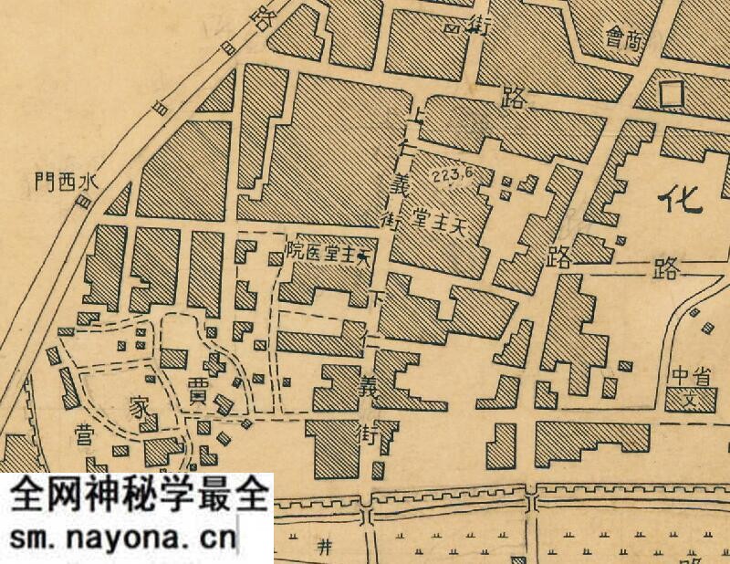 1947年湖北《光化县老河口城市图》预览图2 1947年湖北《光化县老河口城市图》预览图2