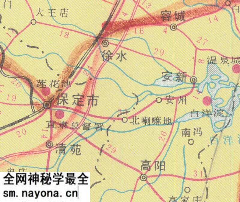 1993年《河北省交通旅游图》预览图2