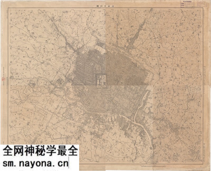 1947年《成都市郊图》预览图 1947年《成都市郊图》预览图
