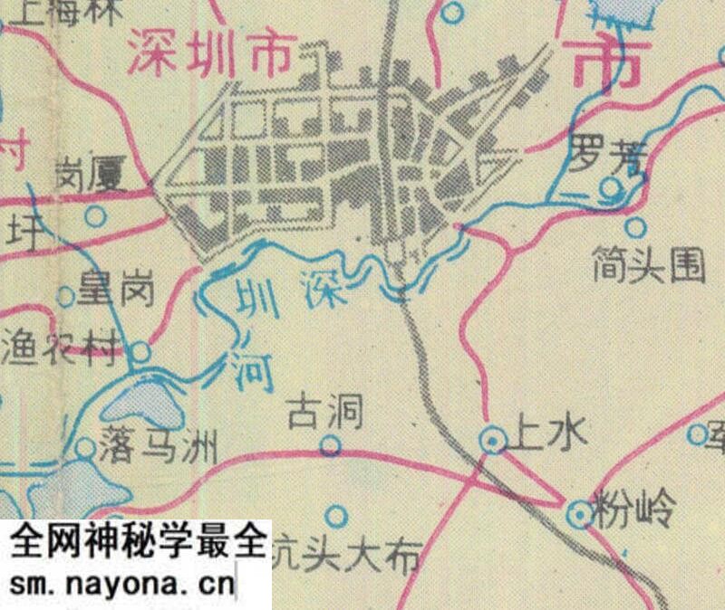 1984年《深圳最新交通游览图》预览图2 1984年《深圳最新交通游览图》预览图2