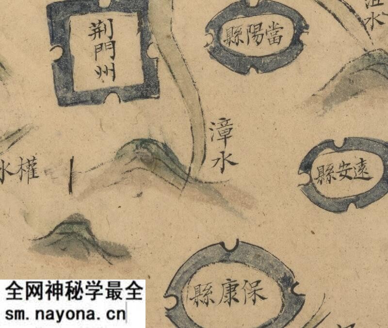1821年《湖北省长江、汉水堤工图》预览图3 1821年《湖北省长江、汉水堤工图》预览图3