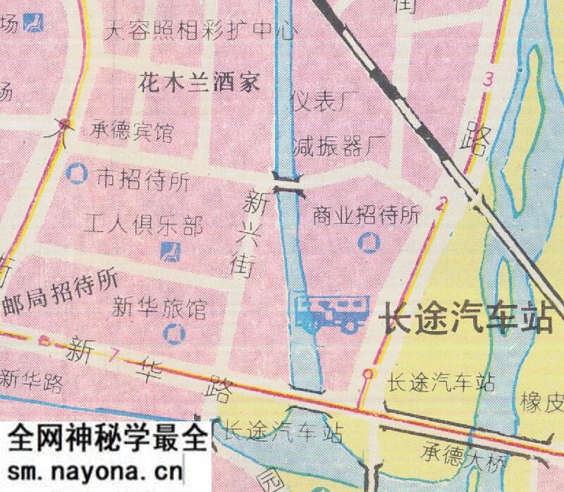 90年代初《承德旅游图》预览图3 90年代初《承德旅游图》预览图3