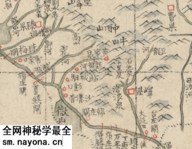 1693–1722年《山东舆图》预览图3 1693–1722年《山东舆图》预览图3