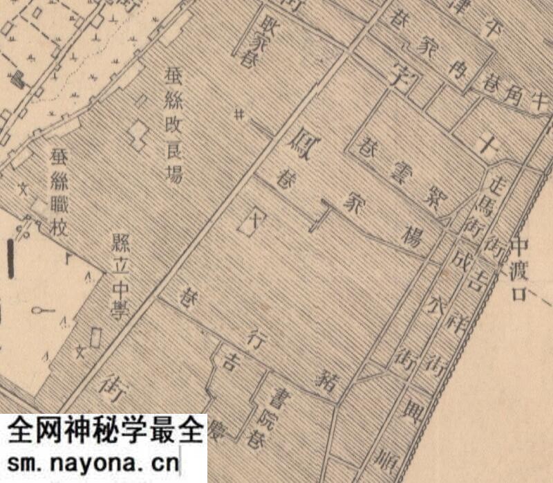 1941年《南充县城厢图》预览图1 1941年《南充县城厢图》预览图1