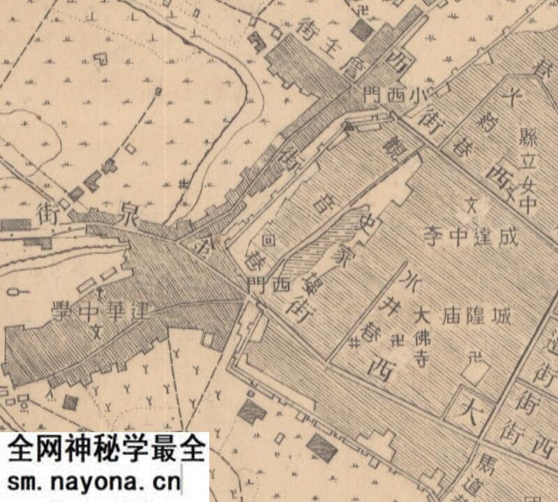 1941年《南充县城厢图》预览图3 1941年《南充县城厢图》预览图3