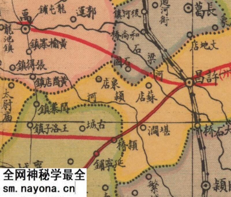民国《河南明细地图》预览图3