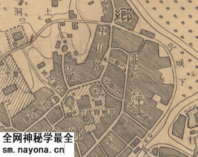 1947年《萍乡县城厢图》预览图1 1947年《萍乡县城厢图》预览图1