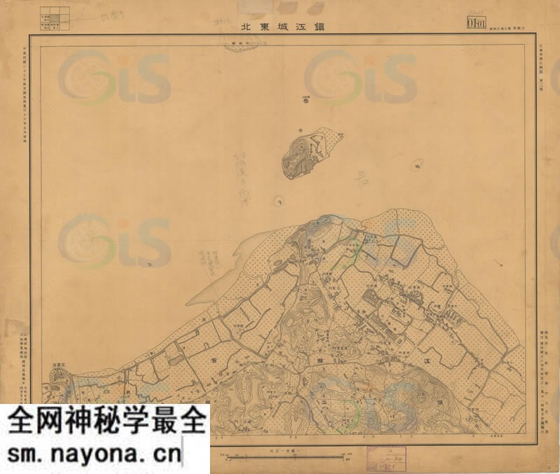 1947年《镇江城市图》预览图