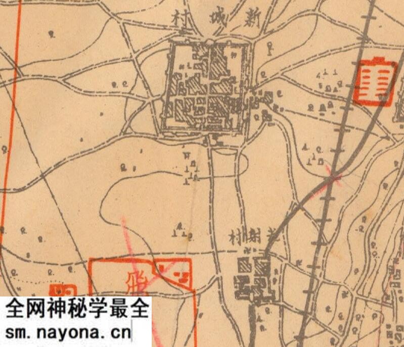 1934年《太原近傍情报图》其一预览图2 1934年《太原近傍情报图》其一预览图2