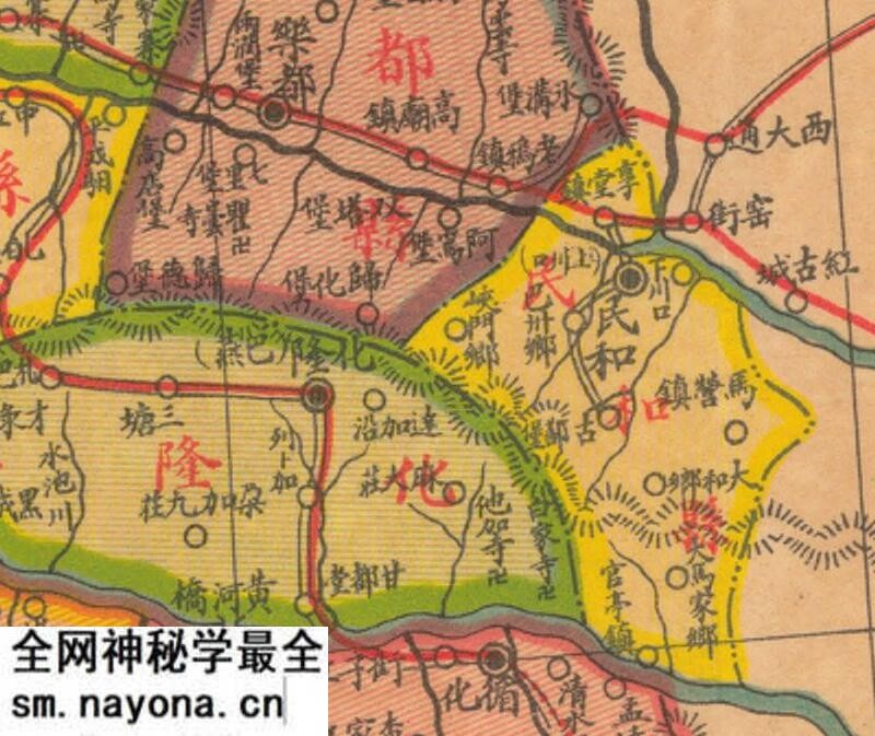 1935年《青海明细地图》预览图1 1935年《青海明细地图》预览图1