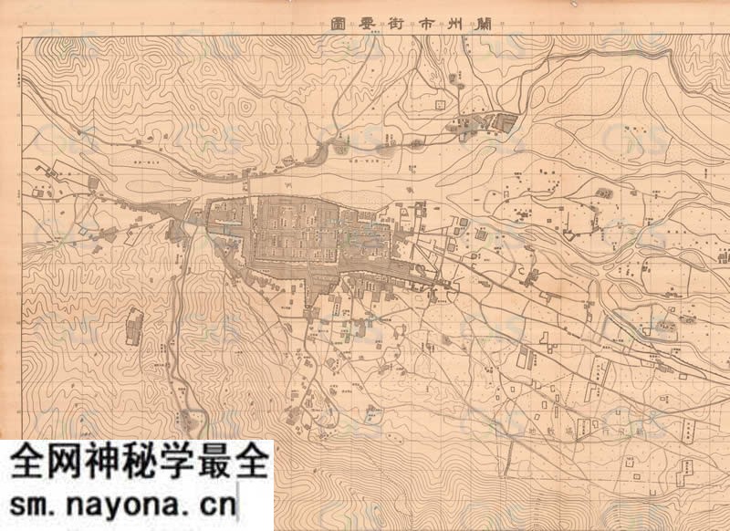 1940年《兰州市街要图》预览图 1940年《兰州市街要图》预览图
