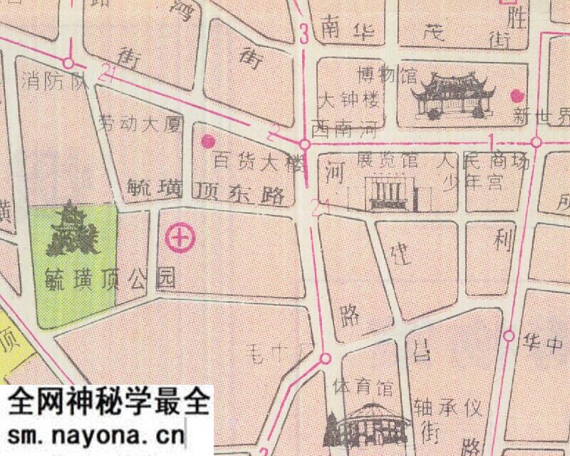 1990年《烟台市旅游交通图》预览图2 1990年《烟台市旅游交通图》预览图2
