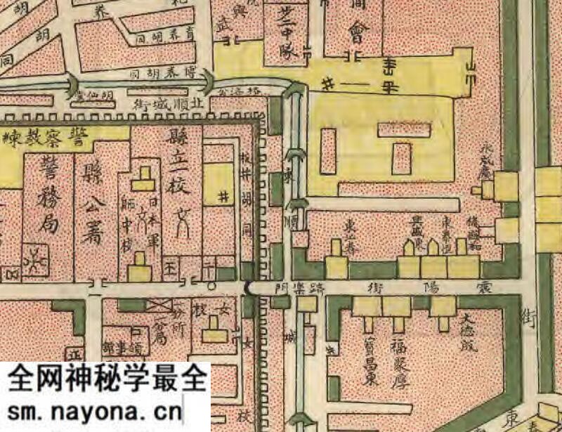 1935年《通化县街市全图》预览图1 1935年《通化县街市全图》预览图1