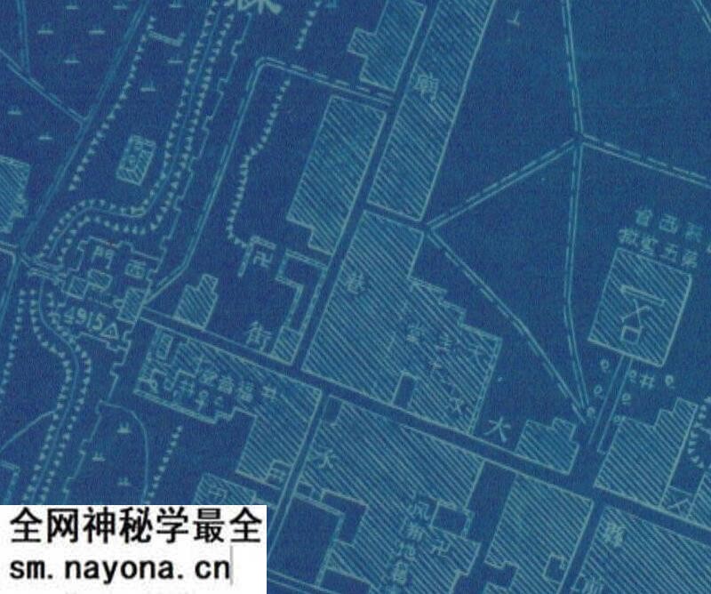 1948年陕西《凤翔县城厢图》预览图2 1948年陕西《凤翔县城厢图》预览图2