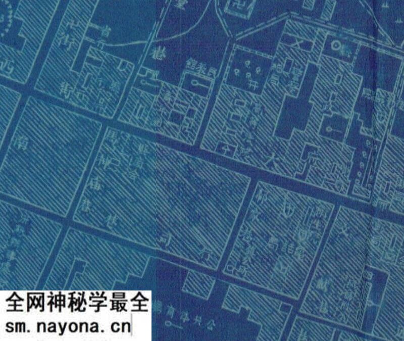 1948年陕西《凤翔县城厢图》预览图1 1948年陕西《凤翔县城厢图》预览图1