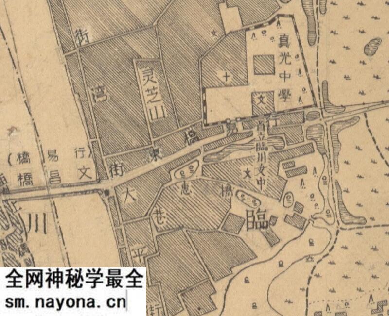 1947年江西《临川县城厢图》预览图1 1947年江西《临川县城厢图》预览图1