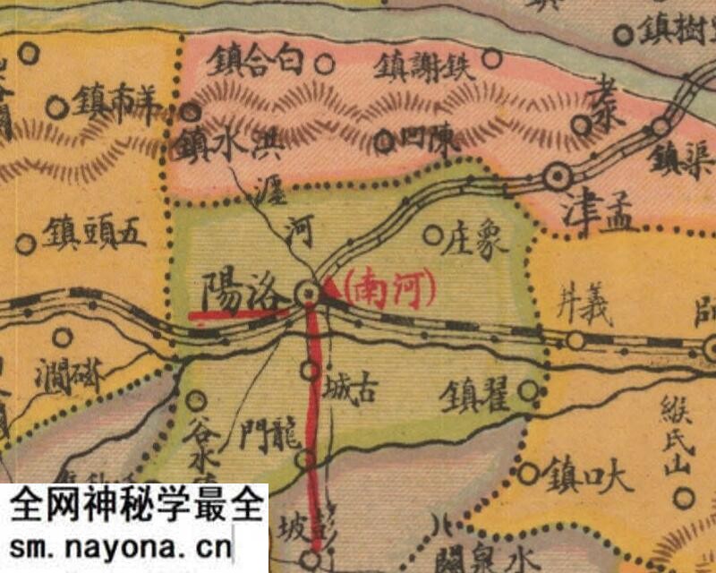 民国《河南明细地图》预览图1