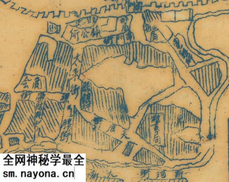 1947年《五华城街道图》预览图3 1947年《五华城街道图》预览图3
