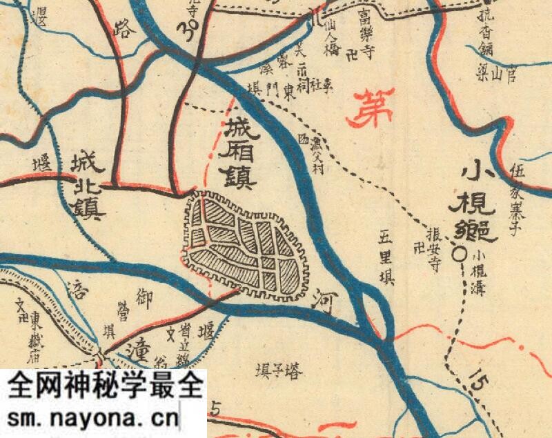 1936年《绵阳县乡镇位置全图》预览图1 1936年《绵阳县乡镇位置全图》预览图1