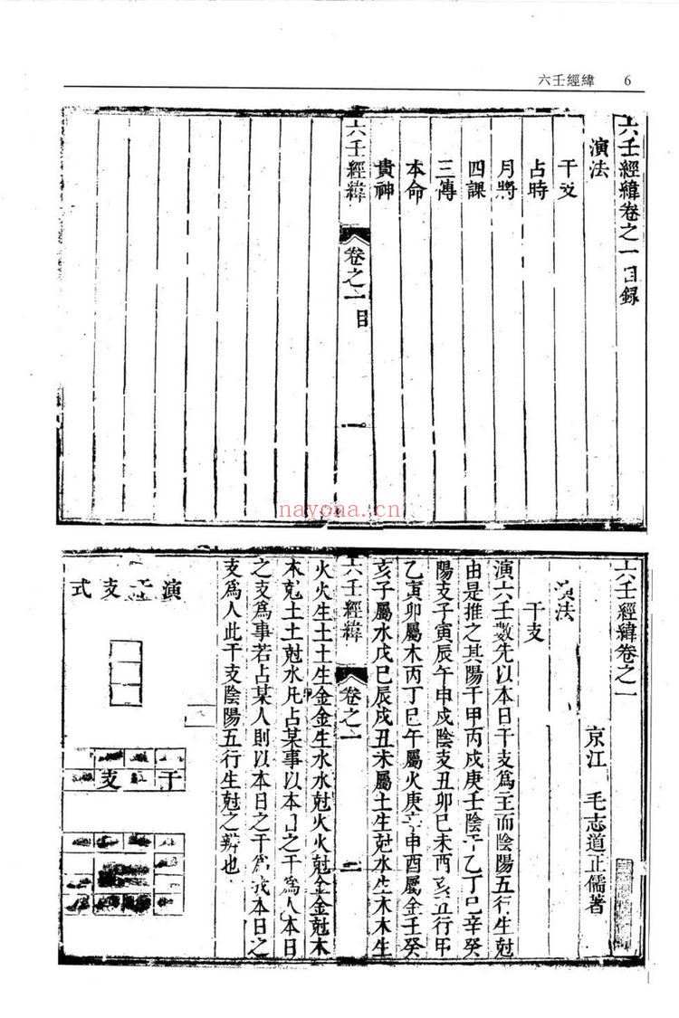 《六壬经纬》PDF电子书（20页）