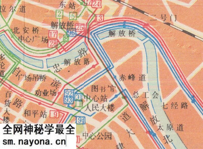 1981年《天津交通图》预览图3 1981年《天津交通图》预览图3