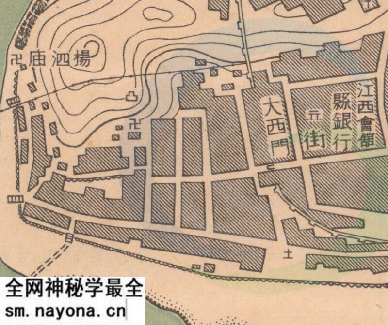 1949年湖北《郧县城市图》预览图3 1949年湖北《郧县城市图》预览图3