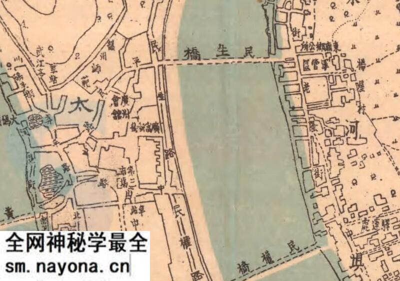 1944年《韶洲(韶关曲江)市街图》预览图3 1944年《韶洲(韶关曲江)市街图》预览图3