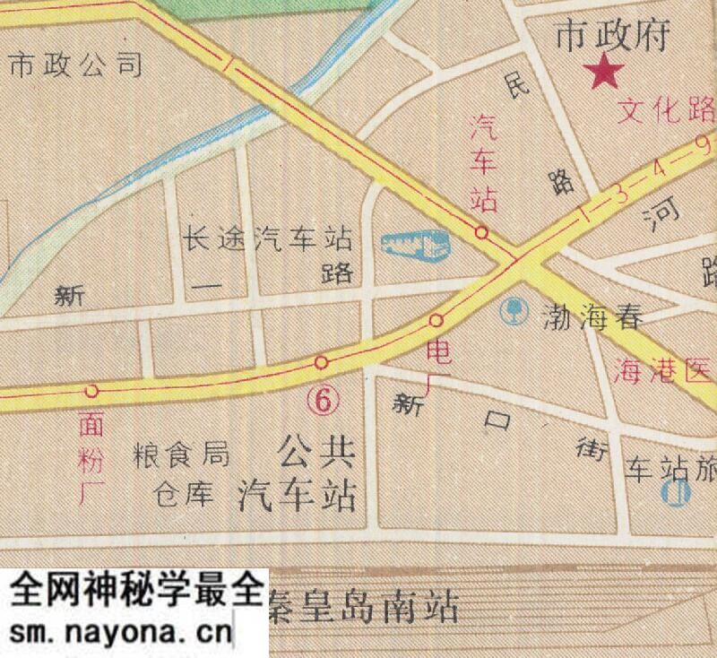 1988年《秦皇岛市旅游图》预览图3