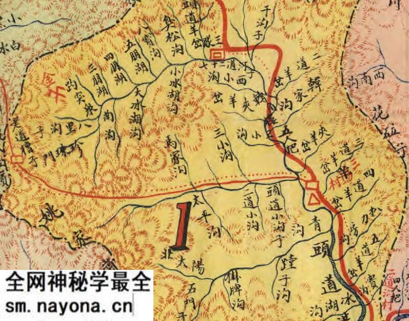 1935年吉林《临江县全图》预览图1