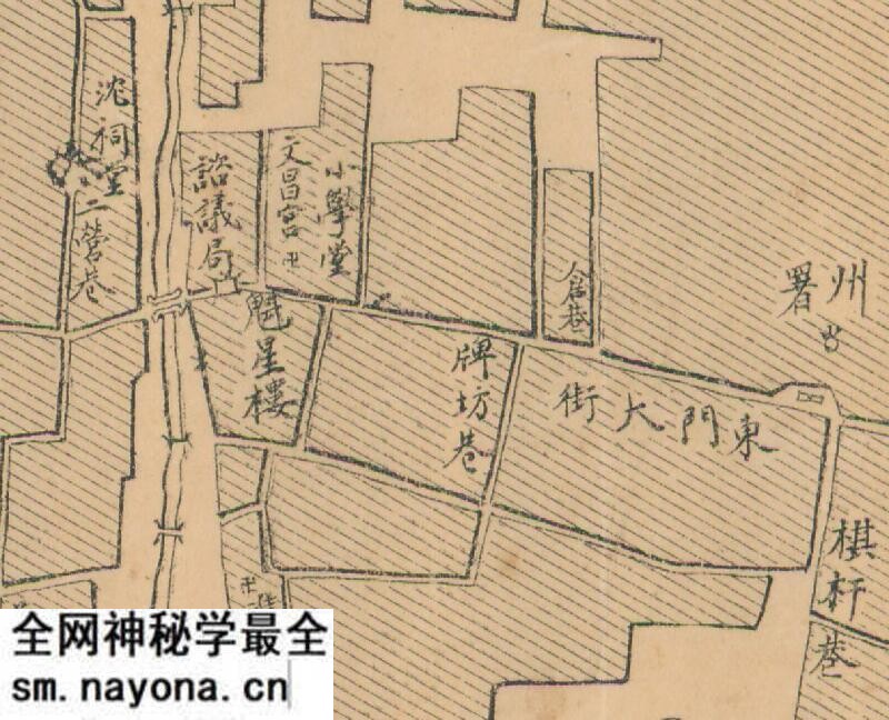 1911年《海州城垣附近地图》预览图1 1911年《海州城垣附近地图》预览图1