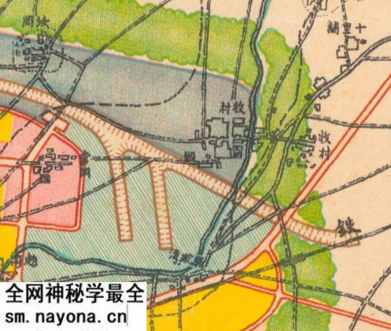 1940年《新乡都市计画要图》预览图1 1940年《新乡都市计画要图》预览图1